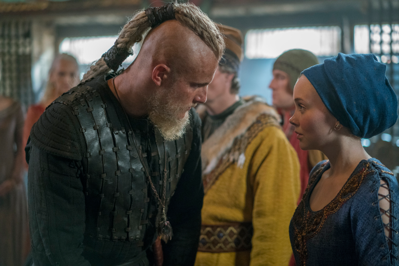 Bjorn (Alexander Ludwig) and Snaefrid (Dagny Backer Johnsen) (Photo: Jonathan Hession)
